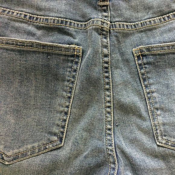 FREE PEOPLE WASHED DENIM OVERALL - Picture 6 of 8